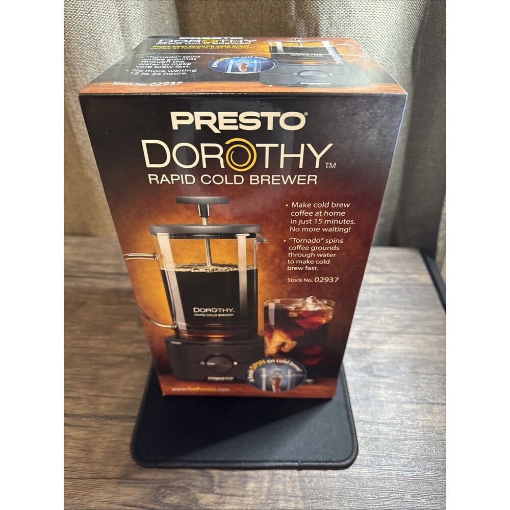 Presto 02937 Dorothy™ Electric Rapid Cold Brewer - Cold Brew at Home in 15 mins